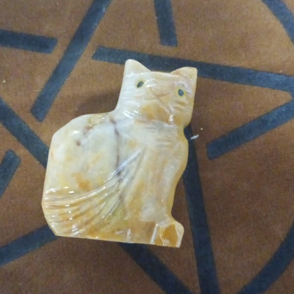 Soapstone cat - Picture 1 of 1